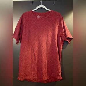 American Eagle Outfitters Men's Heathered Red Tee